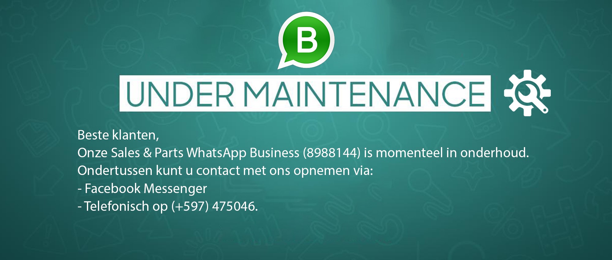 WhatsApp Under Maintenance